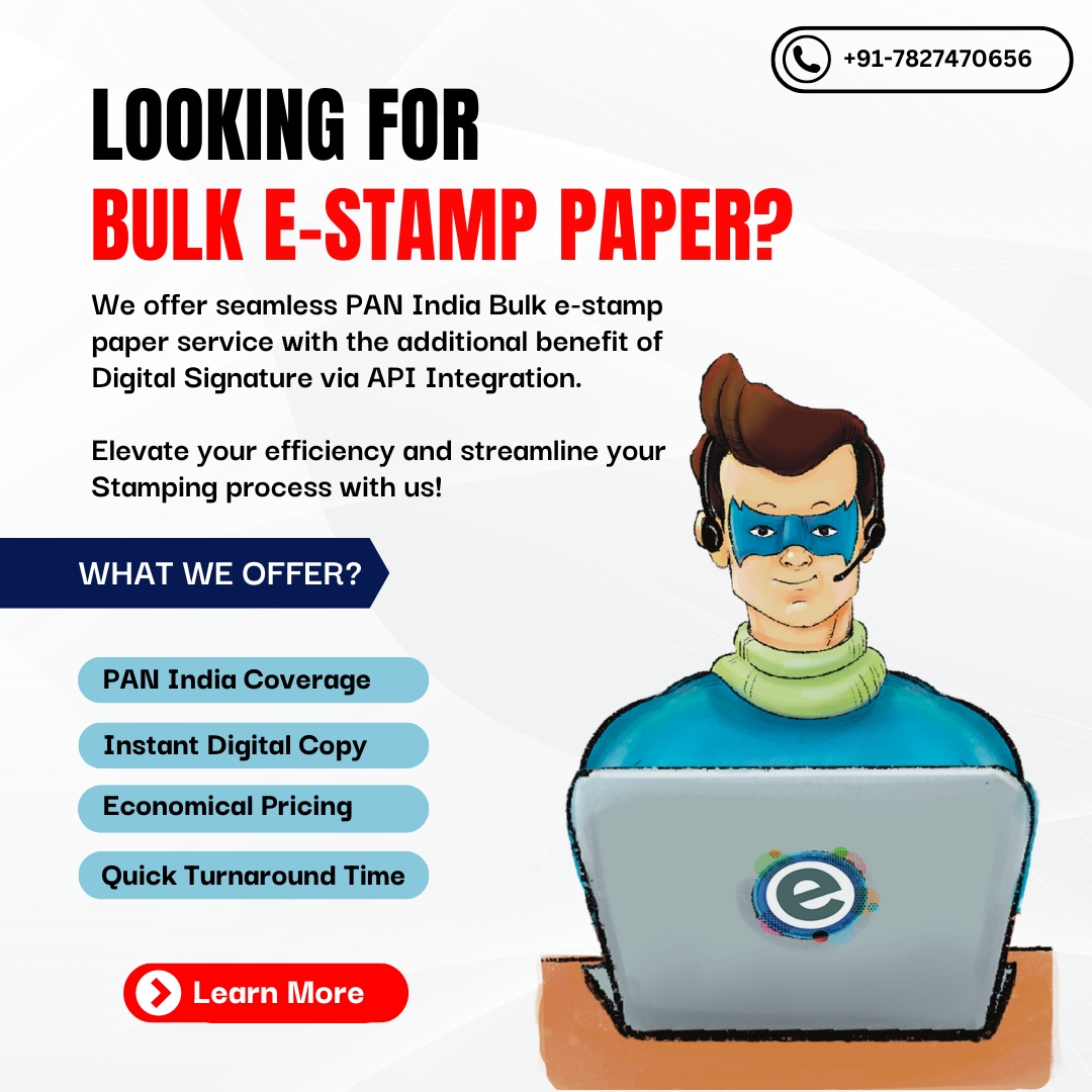 Bulk estamp paper service