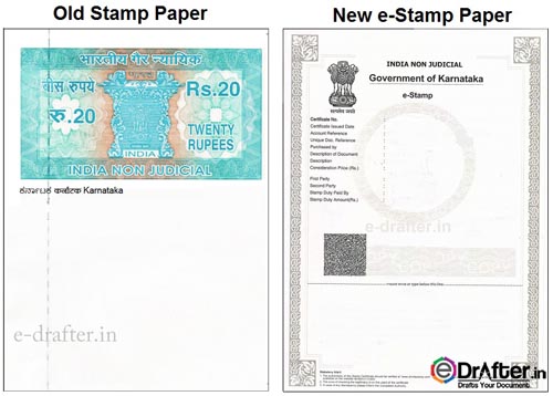 e-stamp paper in bangalore