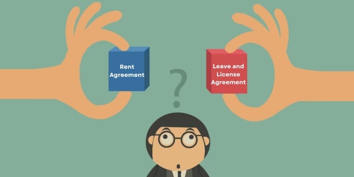 Difference between a rental agreement and a leave and license agreement