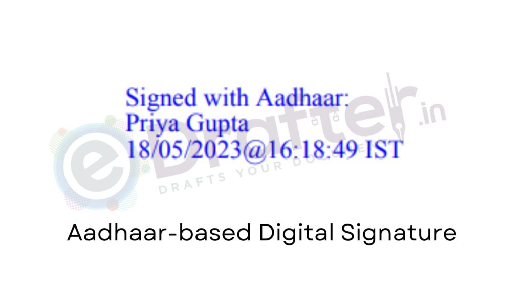 Aadhaar-based Digital Signature