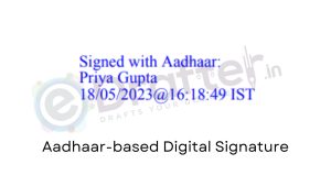 Aadhaar-based Digital Signature