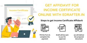 Affidavit for Income Certificate with Steps to get online income certificate Affidavit