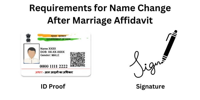 Requirements for Name Change After Marriage Affidavit