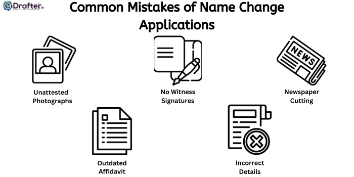 Common Mistakes of Name Change Applications